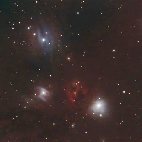 NGC2170 エンジェル星雲 いっかくじゅう座