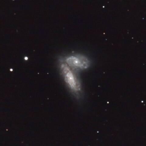 NGC4567 NGC4568 衝突銀河 おとめ座