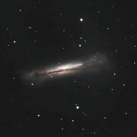 NGC3628 ハンバーガー銀河 しし座