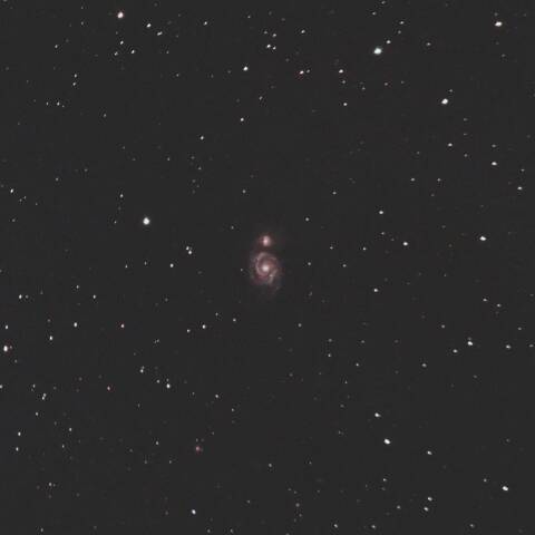 M51 子持ち銀河 りょうけん座