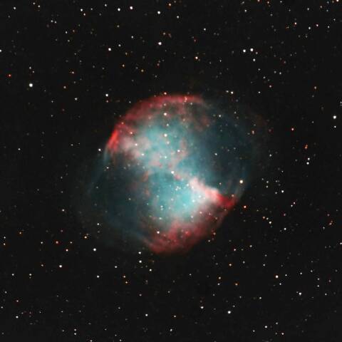 M27 亜鈴状星雲 こぎつね座