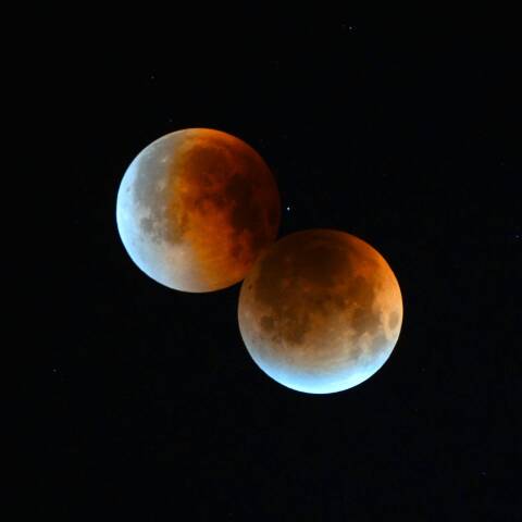 皆既月食(3)ターコイズブルー 2025/09/08