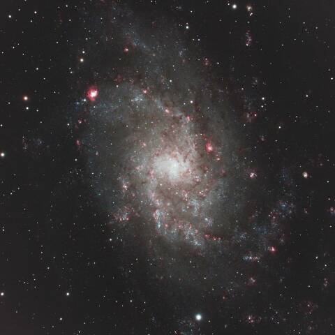 M33 渦巻銀河 さんかく座