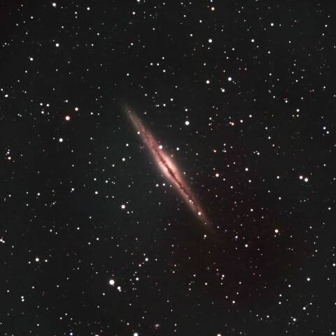 NGC891 エッジオン銀河 アンドロメダ座