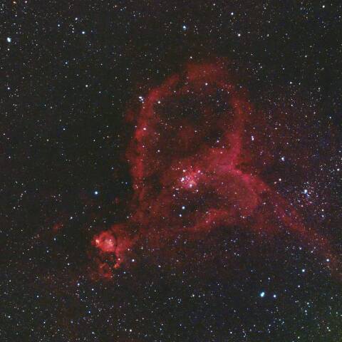 ハート星雲 IC1805 カシオペア座