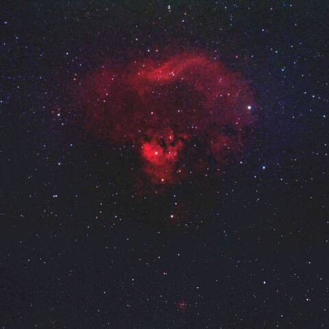 クエスチョンマーク星雲 NGC7822 ケフェウス座