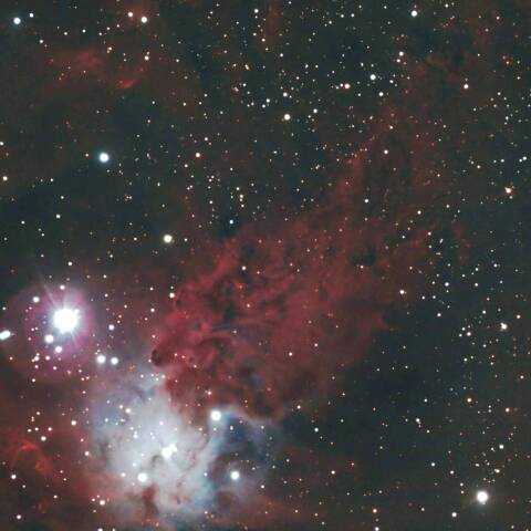 NGC2264 狐の毛皮星雲 いっかくじゅう座