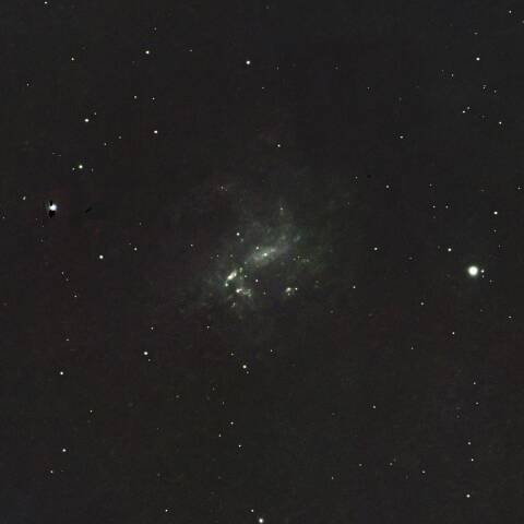 NGC4395 渦巻銀河 りょうけん座
