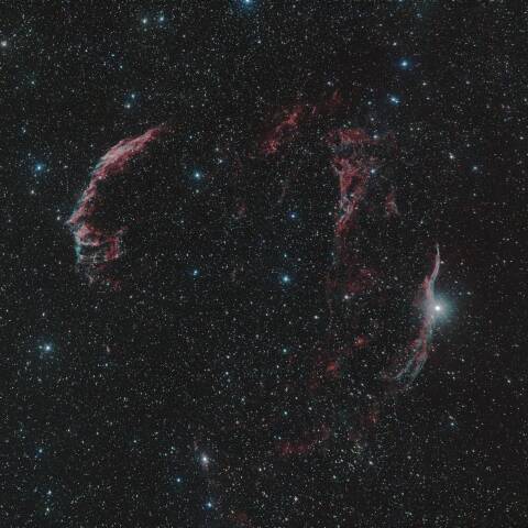 網状星雲 はくちょう座