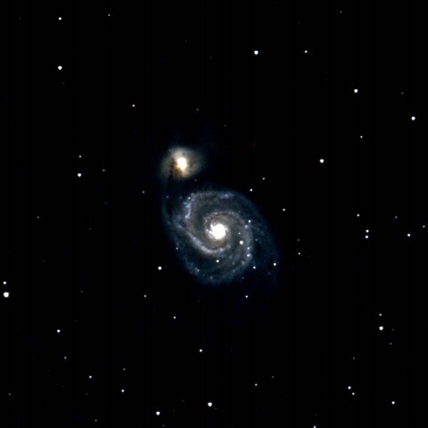 M51　子持ち銀河　猟犬座