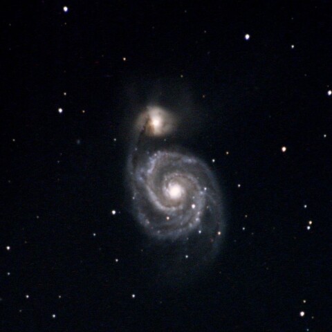 M51　子持ち銀河　猟犬座