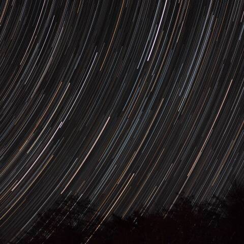 白鳥座付近の日周運動