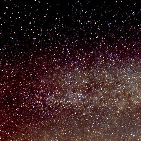 白鳥座付近の天の川