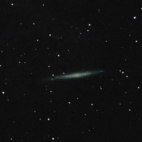 NGC4244 銀の針銀河 りょうけん座