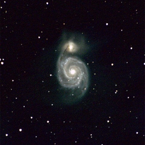 M51 子持ち銀河 りょうけん座