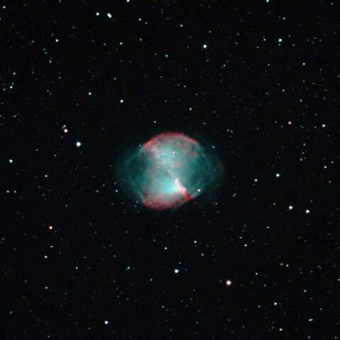 M27 アレイ星雲 子狐座