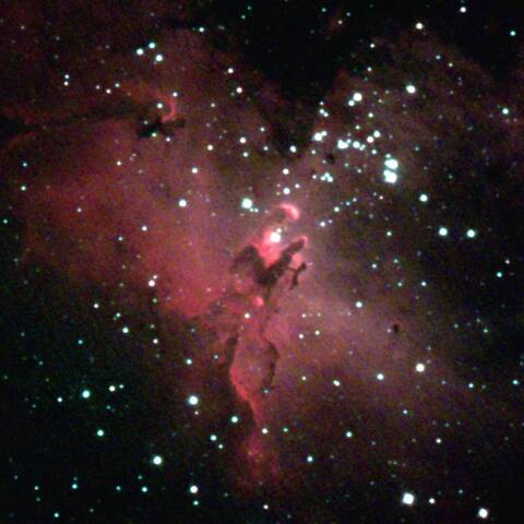 M16 創造の柱 へび座