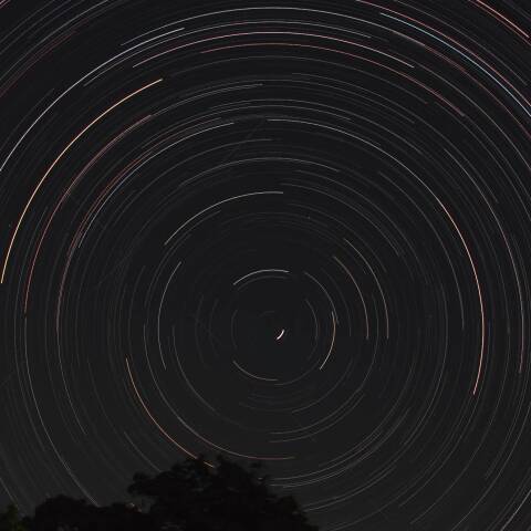 北極星・こぐま座の日周運動