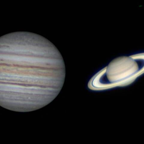 木星と土星 2021/08/02