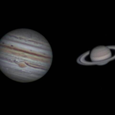 木星と土星 2021/09/10