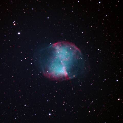 M27 アレイ星雲　子狐座