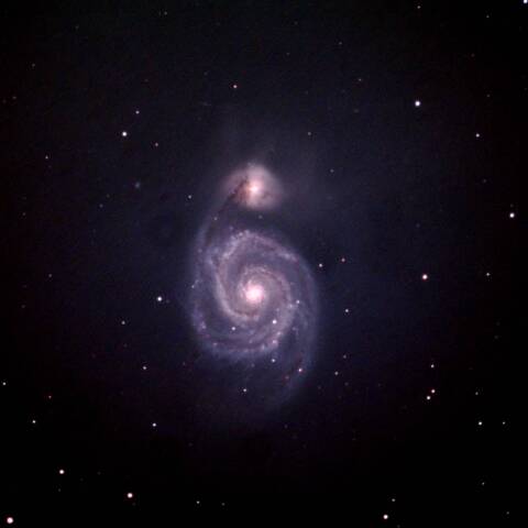 M51 子持ち銀河　りょうけん座