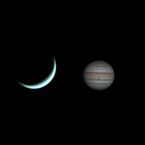 金星と木星 2021/12/15