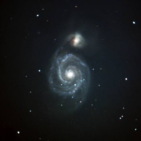 M51 子持ち銀河　りょうけん座