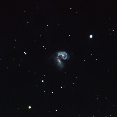 NGC4038 アンテナ銀河　からす座