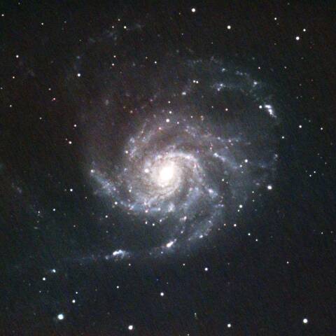 M101 回転花火銀河　おおぐま座