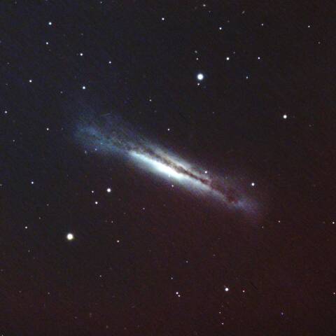 NGC3628 ハンバーガー銀河 しし座