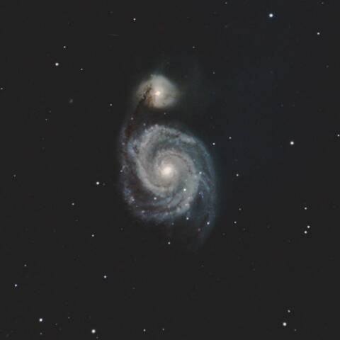 M51 子持ち銀河 りょうけん座