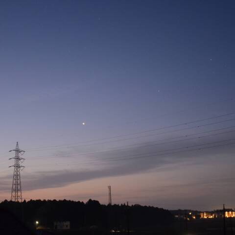 ４大惑星の整列　2022/04/17