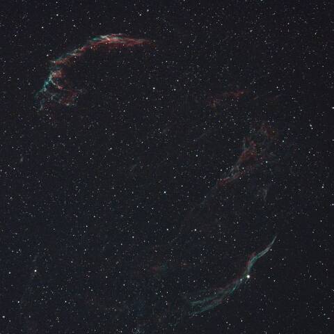 網状星雲　はくちょう座