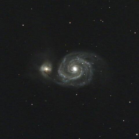M51 子持ち星雲 りょうけん座