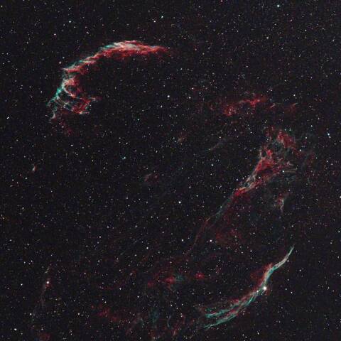 網状星雲　はくちょう座