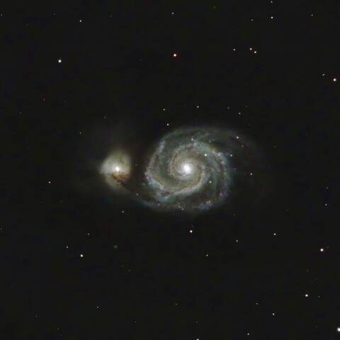 M51 子持ち星雲 りょうけん座