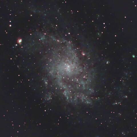 M33 渦巻星雲 さんかく座