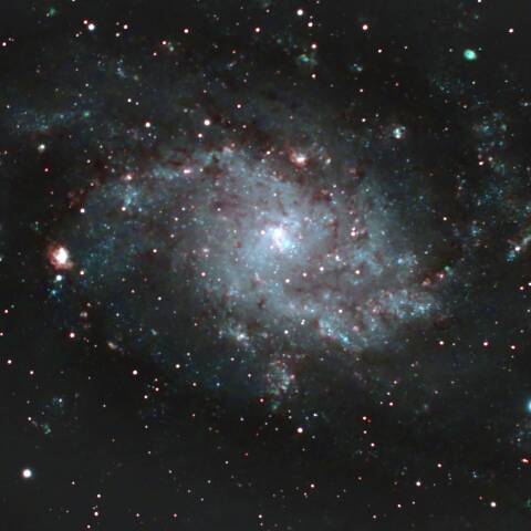 M33 渦巻星雲 さんかく座