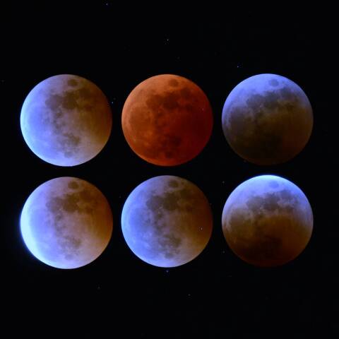 皆既月食とターコイズブルー 2022/11/08