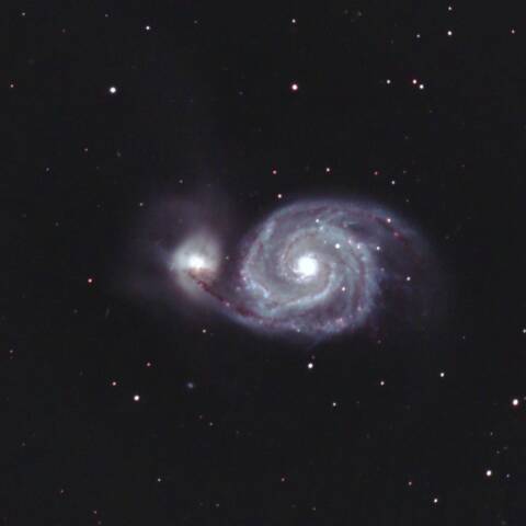M51 子持ち星雲 りょうけん座