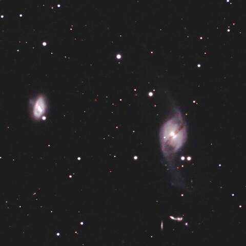 NGC3718-3729 渦巻星雲 おおぐま座