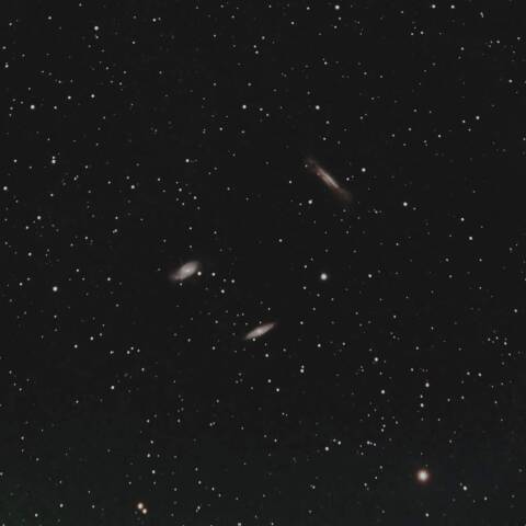 しし座トリオ銀河 M65 M66 NGC3628 