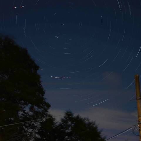 北極星と日周運動