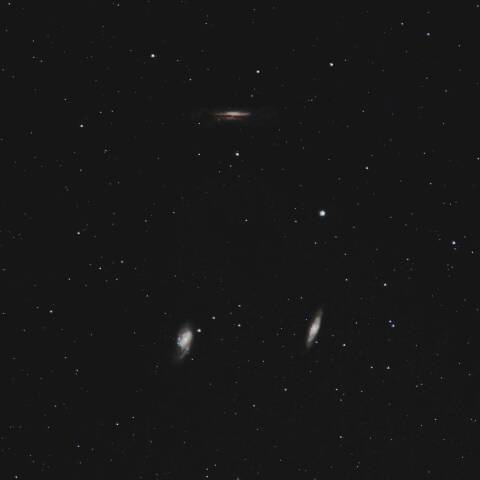 しし座トリオ銀河 M65 M66 NGC3628