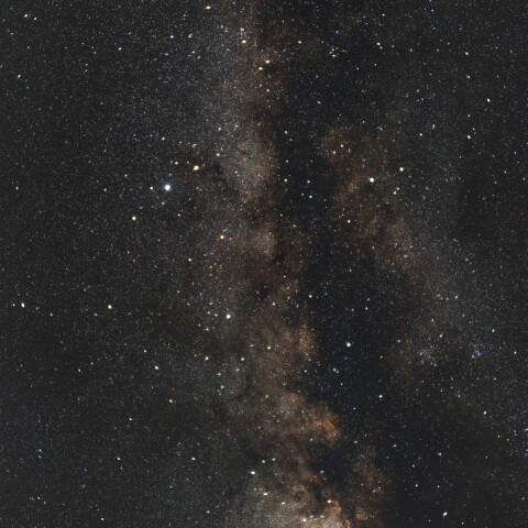 わし座付近の天の川