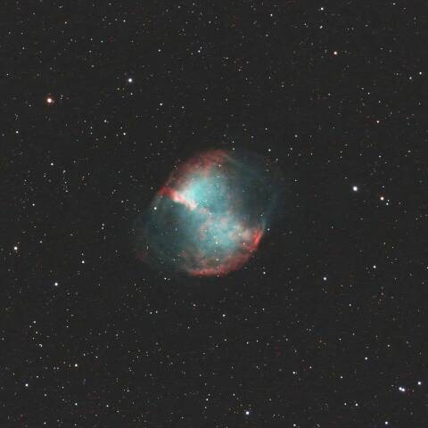 M27 亜鈴状星雲 こぎつね座