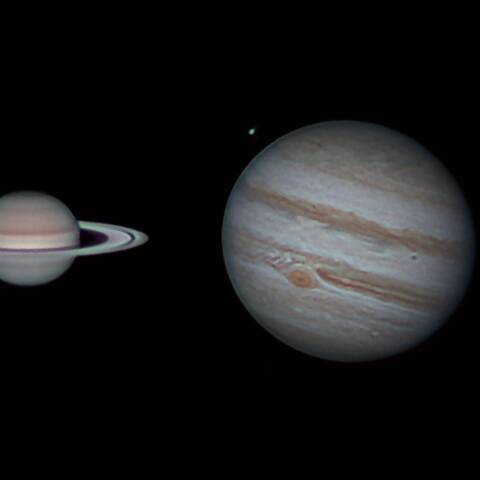 土星-木星2023/09/14