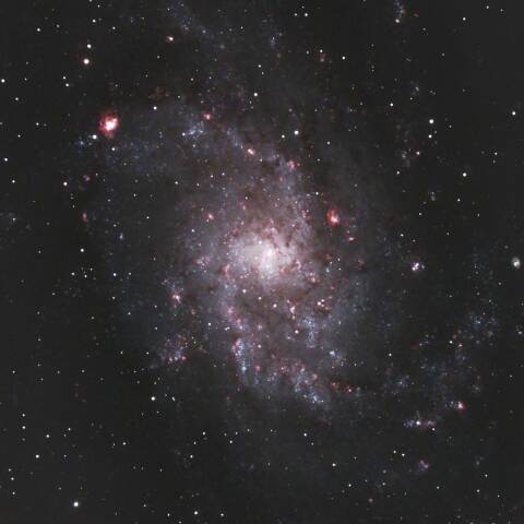 M33 渦巻銀河 さんかく座