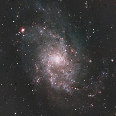 M33 渦巻銀河 (2) さんかく座